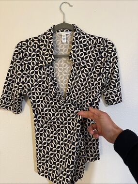 DVF Vintage Silk WrapTop